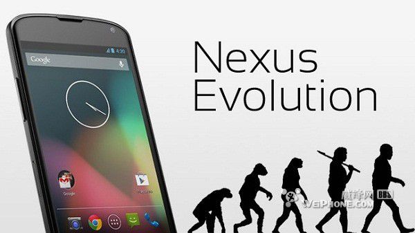 [图]一张图看谷歌Nexus手机进化史